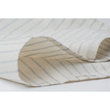 MEEMA Natural Striped Cotton Kitchen Napkins | Made with Upcycled Denim and Cotton | Set of 4